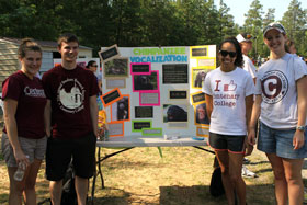 students present research