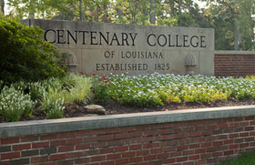 Centenary welcome sign