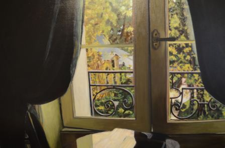 Painting: Hotel Window